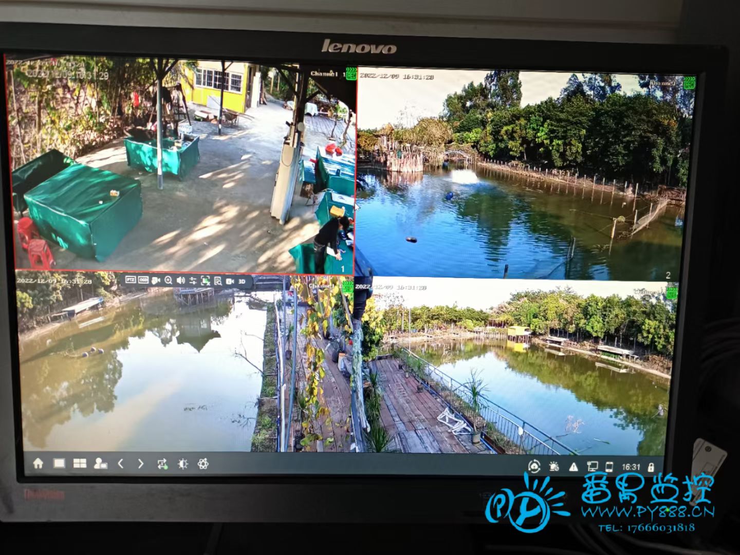 番禺海鷗島農(nóng)場監(jiān)控工程